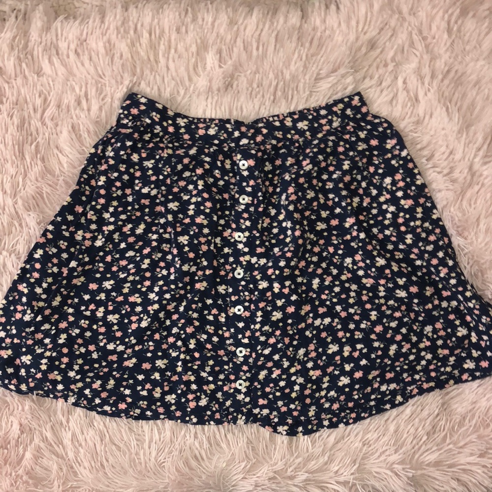 Floral Mini Skirt